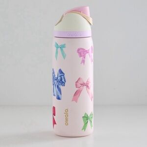 Owala Pink Bow Water Bottle